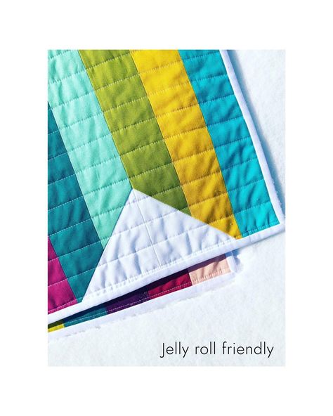 Nicole Daksiewicz on Instagram: “It’s National Sew a Jelly Roll Day! 🎉 I’m sharing a few of my favorite patterns that are jelly roll friendly - including this Peak quilt!…”