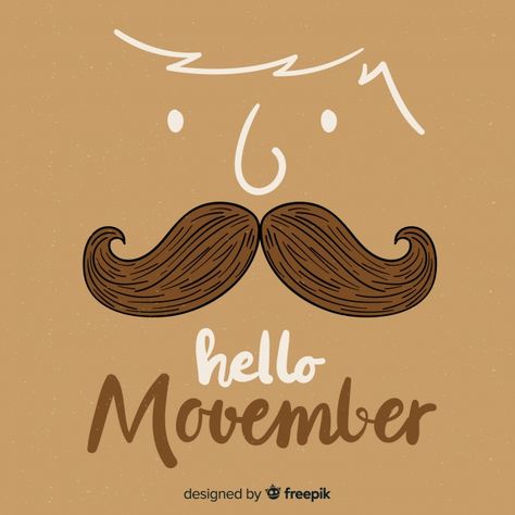 Movember mustache awareness background Vector | Free Download Movember Mustache Ideas, November Awareness Month, Movember Mustache, Sleeve Filler, Tattoo Sleeve Filler, Wellness Club, Vector Free Download, Drawing Inspo, Graphic Editing