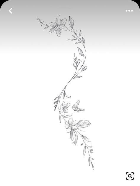 Fine Line Flower Bracelet Tattoo, Delicate Flower Vine Tattoo, Dainty Flower Bracelet Tattoo, Dainty Floral Arm Wrap Tattoo, Fineline Floral Vine Tattoo, Daisy Tattoo Designs, Daisy Tattoo, Unique Tattoos, Piercing Tattoo