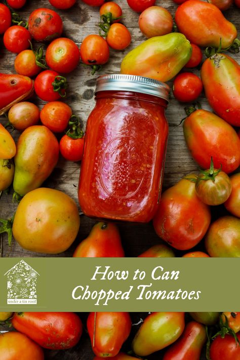 Canning Guide, Caramel Pears, Pear Butter, Canning Tips, Tin Roof, Ripe Tomatoes, Chopped Tomatoes, Cooking School, How To Can Tomatoes