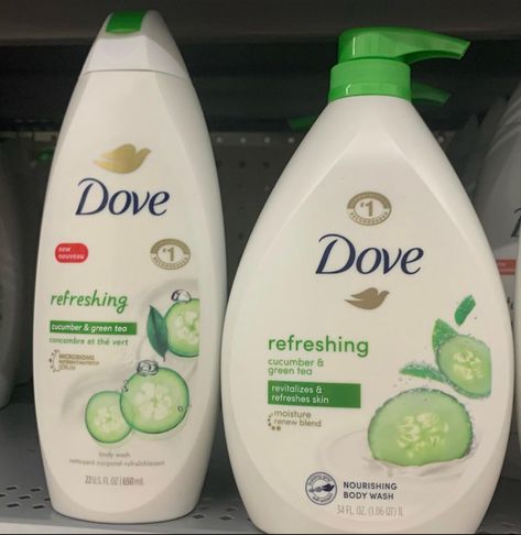 Dove Body Wash Cucumber, Hygiene Advice, Dove Cucumber, Dove Coconut Body Wash, Dove Go Fresh Body Wash, Body Wash Dove, Dove Calming Body Wash, Cucumber Body Wash, Dove Products