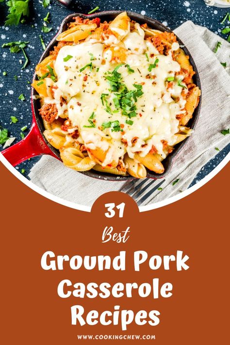 Cooked Ground Pork Recipes, Grind Pork Recipes, Ground Pork Hamburger Recipes, What To Do With Ground Pork, Canned Ground Pork Recipes, Ground Pork And Potatoes Recipes, Ground Pork Casserole Recipes, Ground Pork Dinner Ideas, Ground Sausage Recipes For Dinner Easy