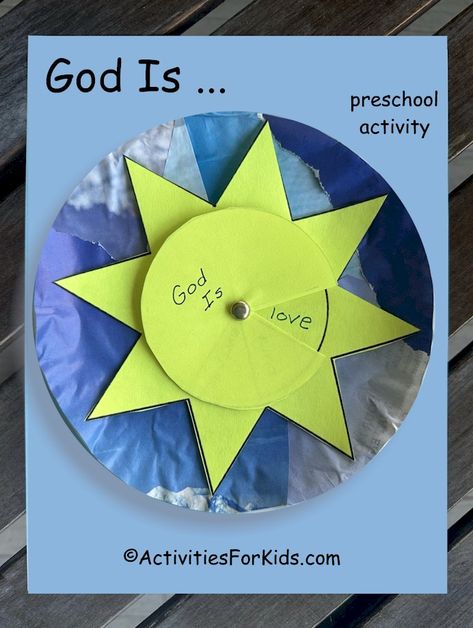 What Is God Like Activity, Follow God Craft, God Is Almighty Craft For Kids, God Created All Things Craft, God Is With Me Craft, G Is For God Preschool, God The Father Craft For Kids, Easy Vacation Bible School Crafts, God Provides Craft