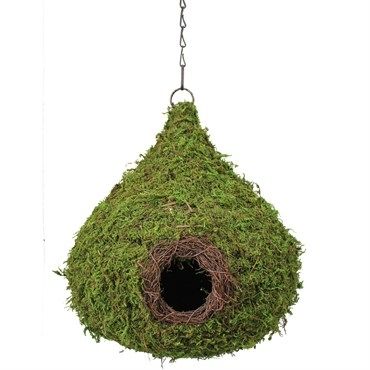 <p>Unique woven birdhouse. Recommended for indoor use as well as for covered outdoor environments such as patios and porches.</p> Hanging Plants Outdoor, Bird Types, Bird House Kits, Bird Aviary, Birdhouse Designs, How To Attract Birds, Backyard Birds, Outdoor Patio Decor, Diy Vintage