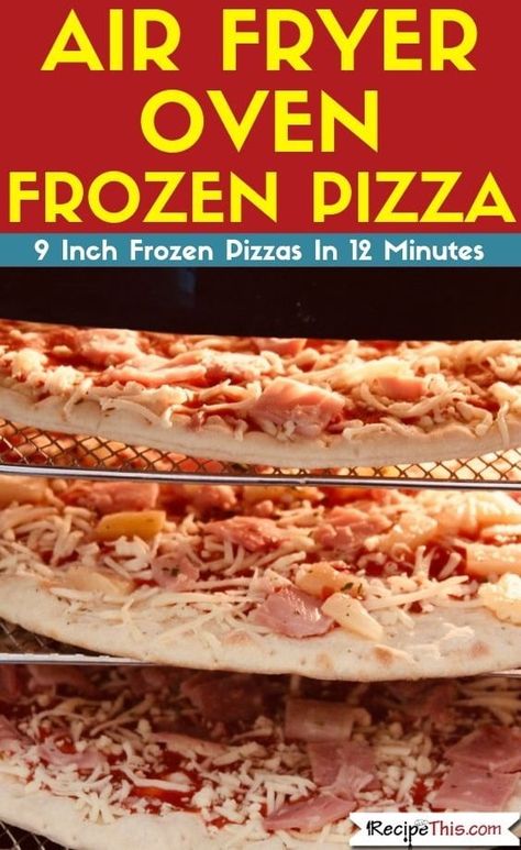 Pizza Air Fryer, Pizza In The Air Fryer, Air Fryer Pizza, Healthy Air Fryer Recipes, Air Fryer Fish, Cooks Air Fryer, Air Fried Food, Healthy Air Fryer, Air Fryer Oven Recipes