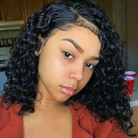 Come on! Click the pic link~ Pretty Black Girls With Braces, Black Girls With Braces, Girls With Braces, Summer Hairdos, Black Curly Wig, Curly Hair Photos, Curly Bob Wigs, Cheap Human Hair, Sew Ins