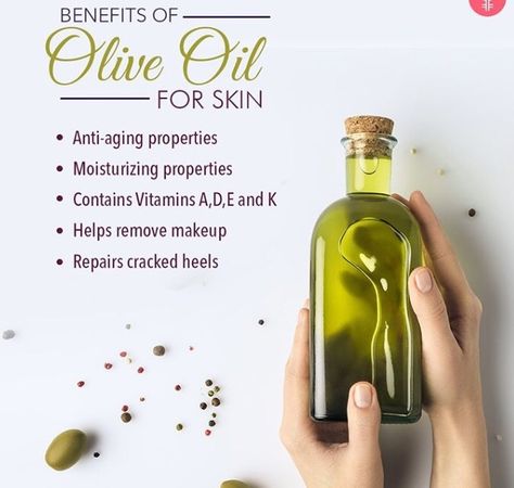 Olive Oil Uses For Skin, Olive Oil Skin Benefits, Olive Oil For Skin, Olive Oil For Hair, Olive Oil Uses, Benefits Of Olive Oil, Olive Oil Skin, Natural Facial Mask, Olive Oil Benefits