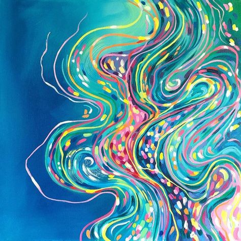 Sarah 🌈 The Rainbow Artist (@sarahcoeyart) • Instagram photos and videos Posca Art, Rainbow Painting, Intuitive Art, Abstract Art Inspiration, Arte Inspo, Ap Art, Rainbow Art, Painting Art Projects, Artist On Instagram