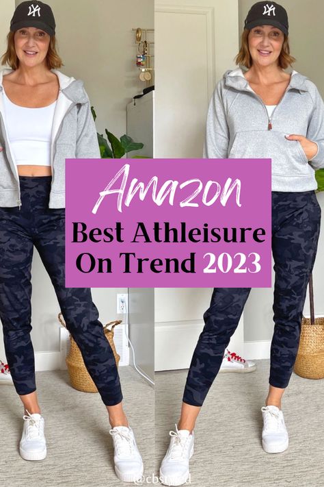 Daily Athletic Outfits, Athletileisure Outfits Women, Womens Athlesuire Outfits, Teacher Workout Outfit, Women’s Athleisure Outfits 2023, Athletic Dresses Sporty Chic, What To Wear With Athletic Leggings, Gym Outfit 2023 Women, Athletic Outfits 2023