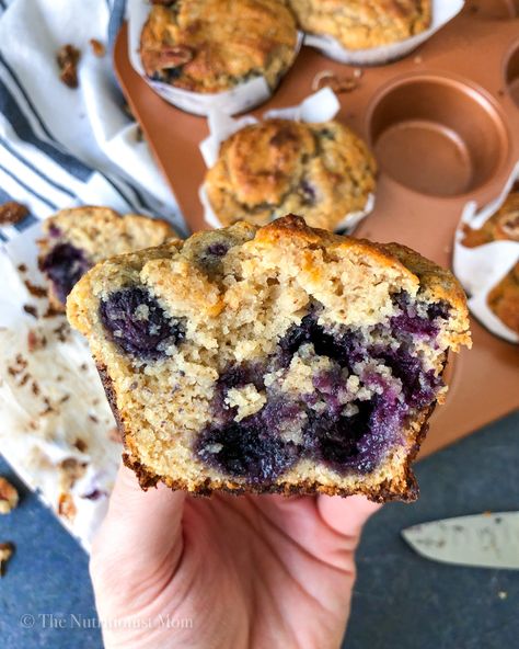 Collagen Muffins, Paleo Blueberry Muffins, High Protein Muffins, Blueberry Protein Muffins, Muffins Paleo, Pumpkin Chip, Protein Mug Cakes, Collagen Recipes, Paleo Muffins