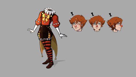 Headless Clown Concept WIP on Behance Headless Body Drawing, Dullahan Character Design, Headless Character, Headless Horseman Character Design, Headless Horseman Art, The Headless Horseman Sleepy Hollow, Concept Art Character Design, Art Character Design, Art Clip