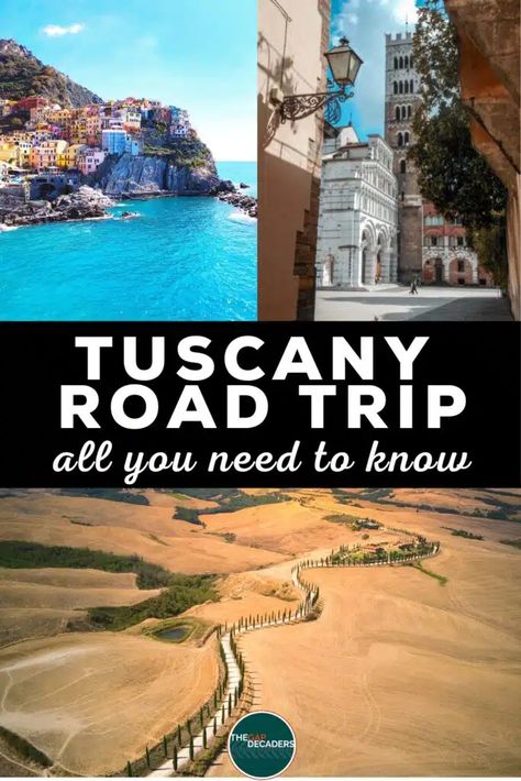 Tuscany Road Trip, Tuscany Itinerary, 10 Days In Italy, Driving In Italy, Tuscan Towns, Thermal Baths, Tuscan Countryside, Tuscany Travel, Italian Lakes