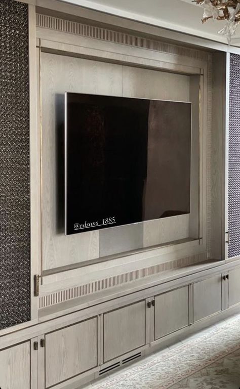 Bespoke Tv Cabinet, Bespoke Cabinetry, Tv Joinery, Built In Tv Unit, Sophie Paterson Interiors, Tv Wall Cabinets, Modern Home Offices, Fireplace Tv Wall, Tv Cabinet Design