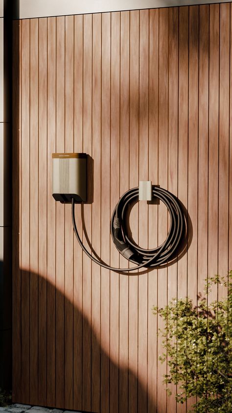 Simpson & Partners tethered EV Charger and cable hook. Ev Charging Station Design, Ev Charger Design, Car Charger Design, Ev Charging Stations Concept, Electric Charging Stations, Charger Holder, Ev Chargers, Ev Charging Stations, Electric Car Charging