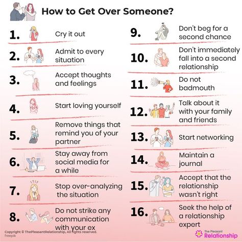 Most of the following Do’s apply for getting over someone you love, your crush, someone you like, someone you dated, or even they will help you get over a break-up. Get Over Someone, Getting Over Heartbreak, Get Over A Breakup, Healing From A Breakup, Over A Breakup, Breakup Motivation, Getting Over Someone, Get Over Your Ex, Breakup Advice