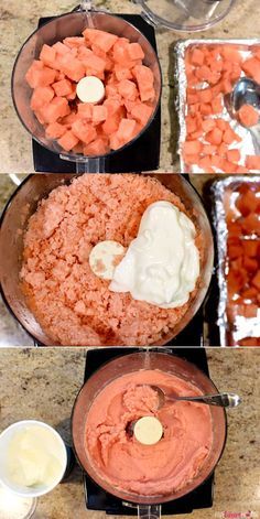 Yogurt Making, Fruit And Yogurt, Watermelon Ice Cream, Watermelon Ice, Frozen Treat, Frozen Fruit, Yogurt, Watermelon, Twins