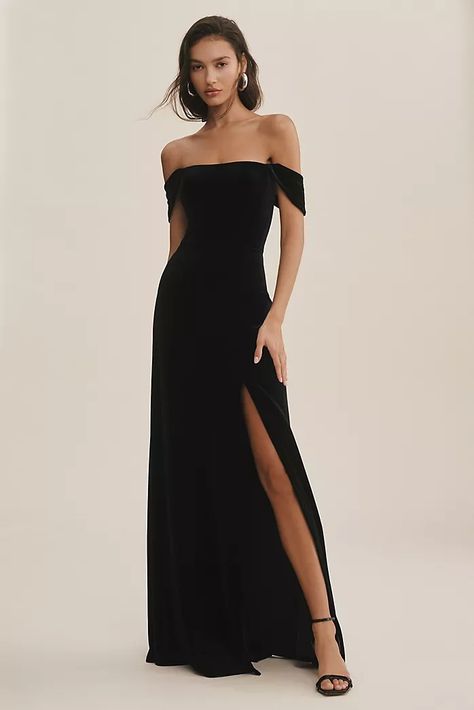 Wedding Guest Dresses | Shop Dresses for Wedding Guest | Anthropologie Black Formal Dress Long Classy Shoes, Pryce Off The Shoulder Dress, Black Formal Dress Long Classy Velvet, Long Black Dress Formal Heels, Classy Prom Dresses Lulus, Black Prom Silk Dress, Black Gala Dress Long Classy Silk, Black Tuxedo Wedding Groomsmen Bridesmaid Dresses, Black Tie Wedding Guest Dress