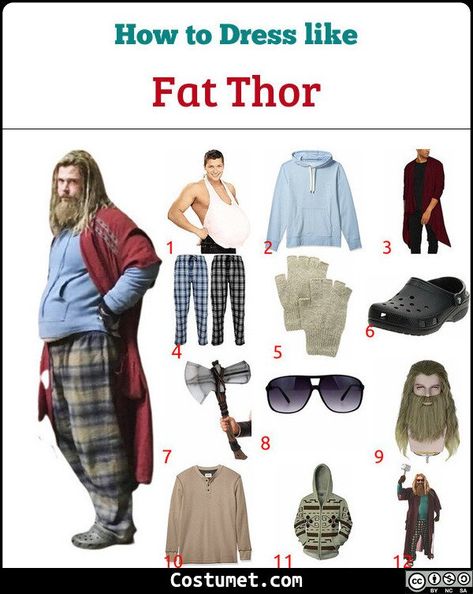 Thor Costume Mens, Groovy Outfits 70s, Thor Halloween Costume, Thor Halloween, Thor Outfit, Thor Endgame, Fat Thor, Diy Superhero Costume, Thor Costume