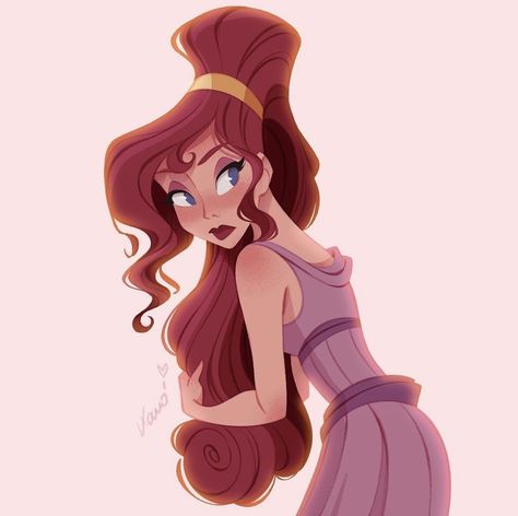 Megara Hercules Fanart, Hercules Fanart, Megara Disney, Vampire Book, Megara Hercules, Meg Hercules, Animation Disney, Disney Hercules, Disney Artwork