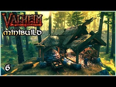 Valheim Blacksmith, Valheim Builds, Lake Village, Blacksmith Shop, Small Workshop, My Brother, Workbench, Blacksmithing, Lake