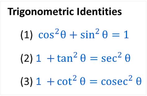 Formula of Trigonometry - [Sin, Cos, Tan, Cot, Sec & Cosec] Trigonometric Identities, Sin Cos, Sin Cos Tan, Trigonometric Functions, Maths Solutions, Math Formulas, Trigonometry, Class 10, Equations