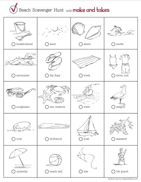 Explore with the kids at the beach with our FREE printable beach scavenger hunt. Beach Scavenger Hunt For Kids, Nature Walk Activities, Kids At The Beach, Beach Scavenger Hunt, Scavenger Hunt Printable, Nature Hunt, Scavenger Hunt For Kids, Summer Crafts For Kids, Nature Walk