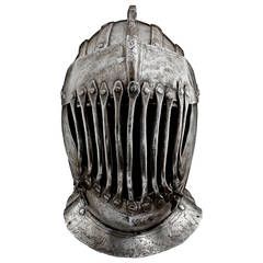 Medieval Helmet, Medieval Tattoo, Helmet Armor, Ancient Armor, Knights Helmet, Historical Armor, Cabinet Of Curiosities, 다크 판타지, Knight Armor