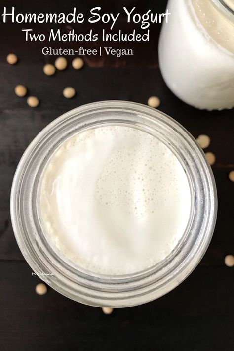 Soy Yogurt, Instant Pot Yogurt, Baking Techniques, Fantastic Recipes, Vegan Ideas, Yogurt Recipe, Vegetarian Foods, Homemade Condiments, Easy Meal Ideas