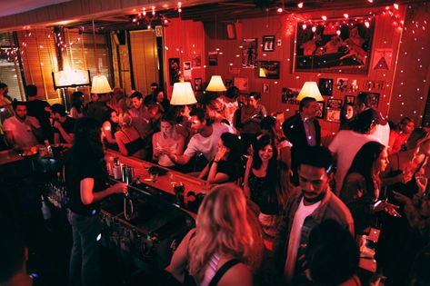 New York Dive Bar, Dive Bar Party, Cowboy Bars, Dive Bar Wedding, Dive Bar Aesthetic, Diner Wedding, Bar With Friends, Bar Dance, Bar Night