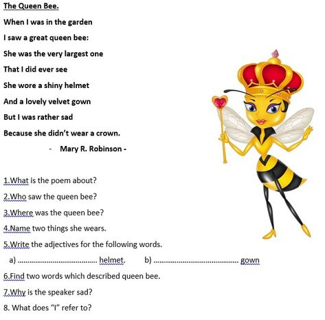 Unseen Poem Comprehension In English, Poem Comprehension For Grade 4, Poem Comprehension Worksheets, Poem On Environment, Poetry Comprehension Worksheets, Minion Cupcake, Unseen Passage, Poetry Comprehension, Cloze Passages