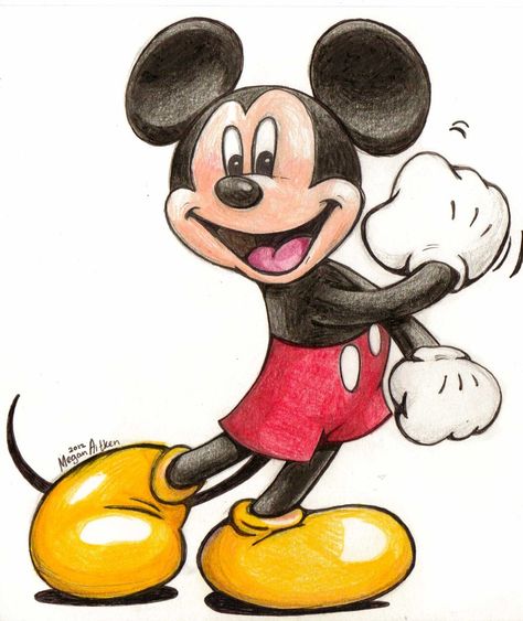 Cartoons Sketches, Sketches Disney, Mickey Mouse Drawing, Color Sketches, Mickey Mouse Stickers, Mouse Sketch, Mickey Mouse Baby Shower, Cartoon Pencil, Disney Clipart