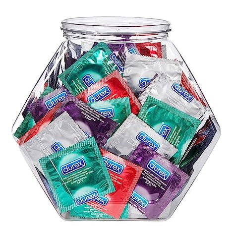 Durex Condom Fish Bowl Natural Rubber Latex Bulk Condoms, 144 Count, a Variety Pack Assortment of Ultra Fine & Lubricated Condoms for Men Flavored Condoms, Men Health, Health Savings Account, Cold Cream, Fish Bowl, Animal Jokes, Variety Pack, Natural Rubber, Kim Taehyung