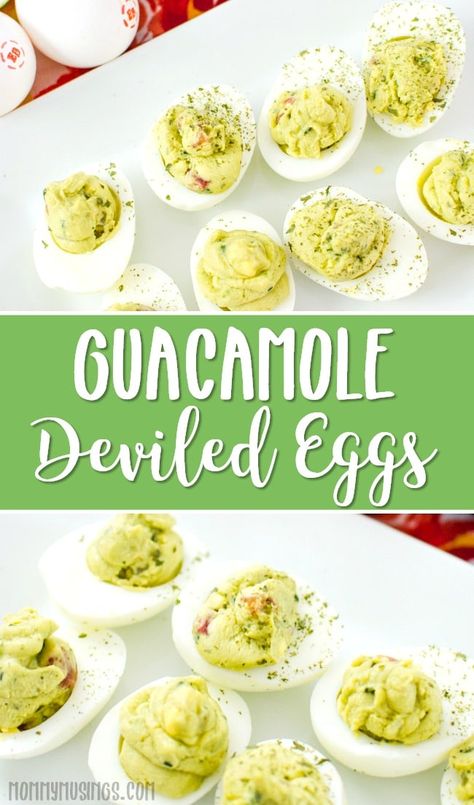 guacamole deviled eggs recipe Guacamole Deviled Eggs Recipe, Avocado Deviled Eggs Recipe, Guacamole Deviled Eggs, Guacamole Recipes, Avocado Deviled Eggs, Egg Benedict, Recipe Appetizers, Keto Sides, Egg Fast