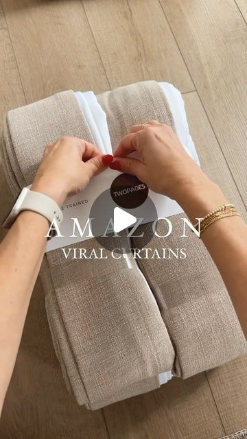 Cat Arcodia on Instagram: "AMAZON Viral Curtains✨ Comment YES PLEASE for the link or tap the 🔗 in my bio to shop my @amazon storefront or @shop.ltk page🤍

You all went crazy for these curtains when I shared them back in January and for good reason! These curtains are high quality, designer inspired, and custom curtains for 
less🙌🏻 Check out my “curtain” highlight on my profile for more details and a closer look🤍 #amazonhome #affordablecurtains

What I chose:
style: Liz Linen Drape 
color: 1908-6 grey beige 
header type: pinch pleat 
lining type: privacy lining 
memory shape- highly recommended
*use your own custom measurements" Viral Curtains, Types Of Curtains Style, Curtain Bedroom Ideas, Curtains Styles Ideas, Beige Header, Linen Curtains Bedroom, Curtains Or Blinds, Lakeside House, Affordable Curtains