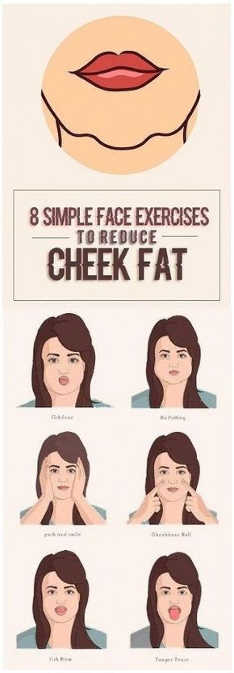 Are you upset about having chubby cheeks? Do you really want to get rid of those excess fat from your face? Chubby cheeks can make you feel disheartened and can lower your self-confidence. Excess cheek fat can make your face look older and bulky. 1. Cheek Lifts: A smile which is wide not only shows  #looseweight Cheek Fat, Face Fat Loss, Cheek Lift, Chin Exercises, Neck Exercises, Facial Yoga, Face Exercises, Simple Face, Facial Exercises