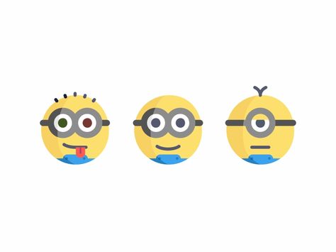 Because I ❤️ minions. Aleksandar Savić : “Minions Emoji” #illustration #feedly Minion Illustration, Minion Font, Minion Birthday Card, Emoji Illustration, Minion Cookies, Happy Tips, Diy Phone Case Design, Bujo Doodles, Minions Love