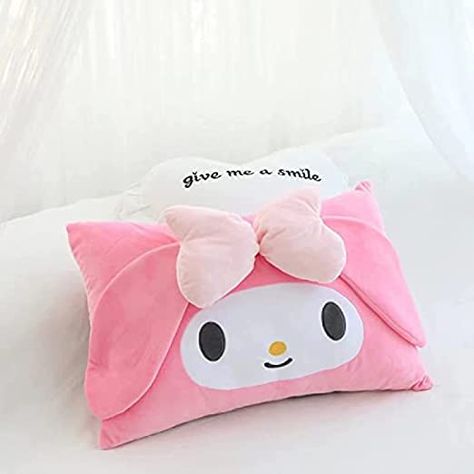 My Melody Pillow case Girls Princess Room, Kawaii Pillow, Lace Pillow, Kuromi My Melody, Pink Rabbit, Sleep Pillow, Cat Plush, Cute Pillows, Little Twin Stars