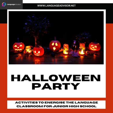 HALLOWEEN PARTY. Games and Activities to Energise the Language Classroom for Junior High School High School Halloween Party, High School Halloween, Halloween Costume Props, Halloween Party Activities, School Halloween Party, Student Numbers, Tv Show Games, Junior High School, Effective Learning