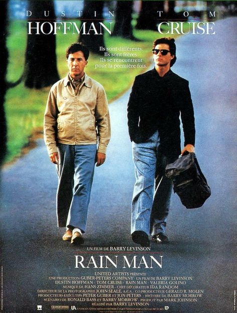 Rainman Movie, Movie Poster Frames, Film Logo, Film Netflix, Dustin Hoffman, Rain Man, Cinema Posters, Man Movies, Independent Films