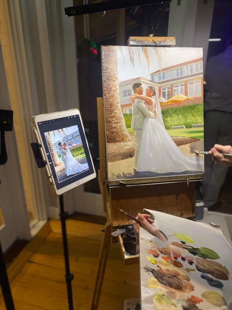 Wedding Fun Activities, Live Wedding Painter, Wedding Painter, Painting Wedding, Groom Fashion, Acrylic Painting Inspiration, Australia Melbourne, Wedding Painting, Hand Painted Wedding