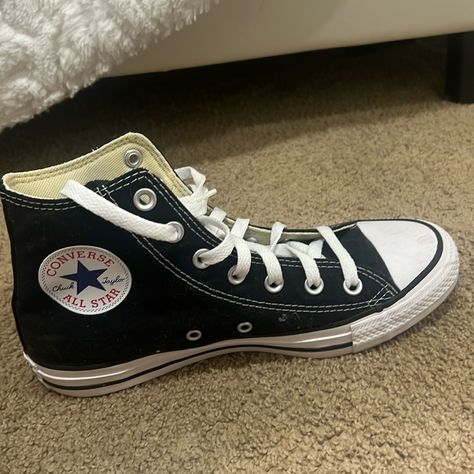 Very New And Never Worn! Let Me Know If You Have Questions Converse Chuck 70 High Top, Navy Converse, Converse Slip On, Galaxy Shoes, Converse Classic, White High Top Converse, Black High Top Converse, Grey Converse, Black Converse