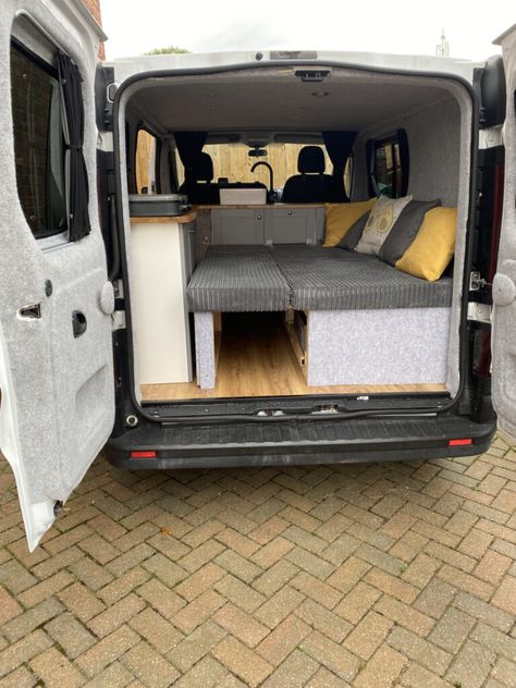 Vauxhall Vivaro Camper, only 40K miles ⋆ Quirky Campers Vauxhall Movano Camper Conversion, Vauxhall Vivaro Camper Layout, Vivaro Van Conversion, Vauxhall Combo Camper, Micro Camper Conversion, Vauxhall Vivaro Camper Conversion, Micro Camper Interior, Vivaro Camper Conversion, Small Van Conversion