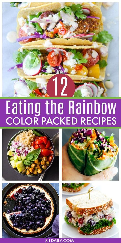 Rainbow Eating, Rainbow Diet, Allergy Diet, Eating The Rainbow, Healthy Colors, Saffron Threads, Superfood Recipes, Rainbow Food, Mouthwatering Recipes