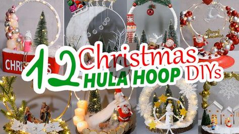 12 DIY Christmas Hula Hoop Decoration Ideas - Christmas Centerpiece
#diychristmas #diybigboom #diychristmascrafts #diy #foryouシ #diychristmasdecor... | By Diy Bigboom | Facebook Christmas Hula Hoop Decoration Ideas, Christmas Hula Hoop Decoration Diy, Dollar Tree Hula Hoop Diy, Diy Large Outdoor Christmas Ornaments, Christmas Hoop Decoration, Christmas Hula Hoop Decoration, Christmas Ring Decoration, Hoop Decoration Ideas, Christmas Hula Hoop