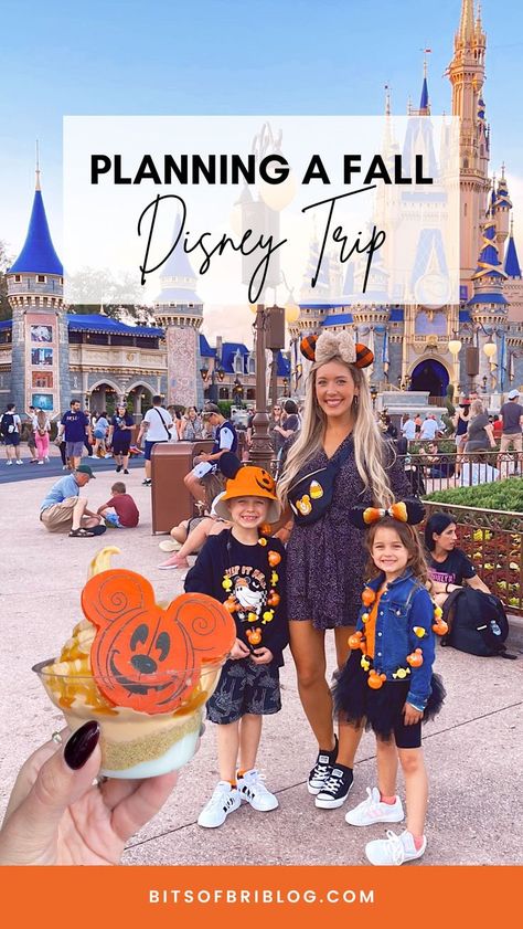 Fall In Disney World, Disney During Halloween, Disney Halloween Trip, Disneyland Family Outfits Fall, What To Wear To Mickeys Not So Scary Halloween Party, Halloween In Disney World, Disney In Halloween, What To Wear To Disney In October, Fall Outfits For Disney World