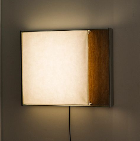 Wall light - Studio HAOS Gallery Wall Lighting, Japanese Lamp, Lars Von Trier, Battersea Power Station, Mask Wall, Japanese Lanterns, Wall Lighting Design, Japanese Wall, Table Cafe