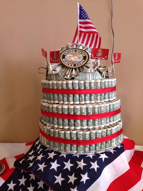 Marine Graduation Boot Camp Cake Boot Camp Cake, Boot Camp Ideas, Boot Camp Graduation Party, Marines Graduation, Army Graduation Party, Enlistment Party, Usmc Cake, Airforce Party, Navy Party Themes