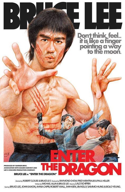 Bruce Lee Poster, Jackie Chan Movies, Bruce Lee Movies, Bruce Lee Art, Kung Fu Movies, Bruce Lee Photos, Dragon Movies, Jeet Kune Do, Martial Arts Movies