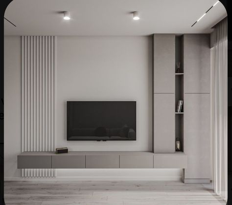 Tv Unit Interior Design, Latest Living Room Designs, Home Hall Design, Living Room Tv Unit, Tv Room Design, Living Room Design Inspiration, Tv In Bedroom, Tv Wall Unit, 아파트 인테리어