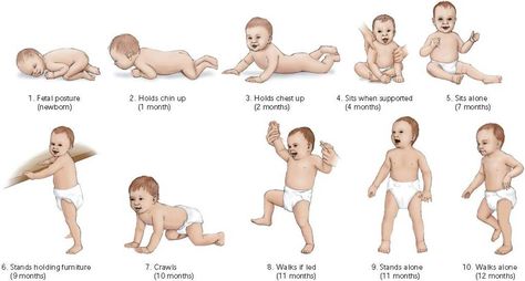 For those of you who are curious about a baby’s development after birth, we have the perfect development guide for you; 'guide' is the key word here. Keep in mind that it’s only an approximate based on an average development scale, because every baby is unique! Baby Growth Spurts, Stages Of Baby Development, Newborn Schedule, Baby Information, Motor Development, Baby Stage, Baby Care Tips, Baby Advice, Baby Growth